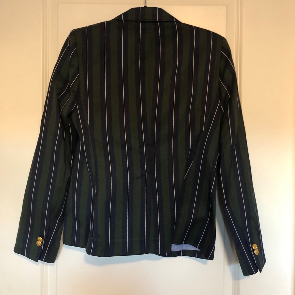 Beautiful Brooks Brothers Navy and Green Blazer - Picture 2 of 6